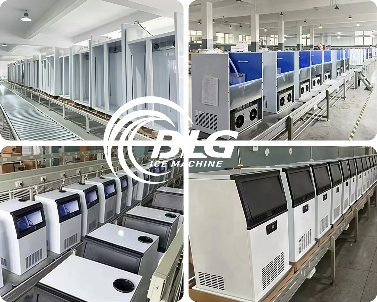 Ice making machine, commercial milk tea shop, ice making machine, large ice granule machine, fully automatic vertical large outp