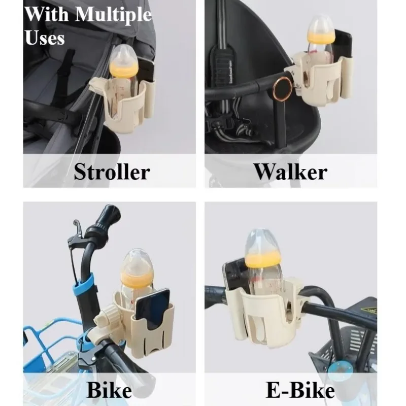 Baby Stroller Cup Holder Children Bicycle Bottle Rack Infant Feeding Bottle Beverage Cup Universal Holder Stroller Accessories