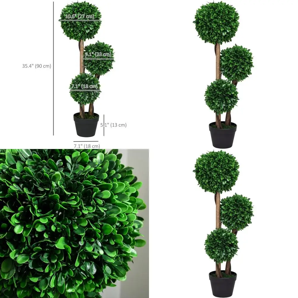 36 Artificial Boxwo…