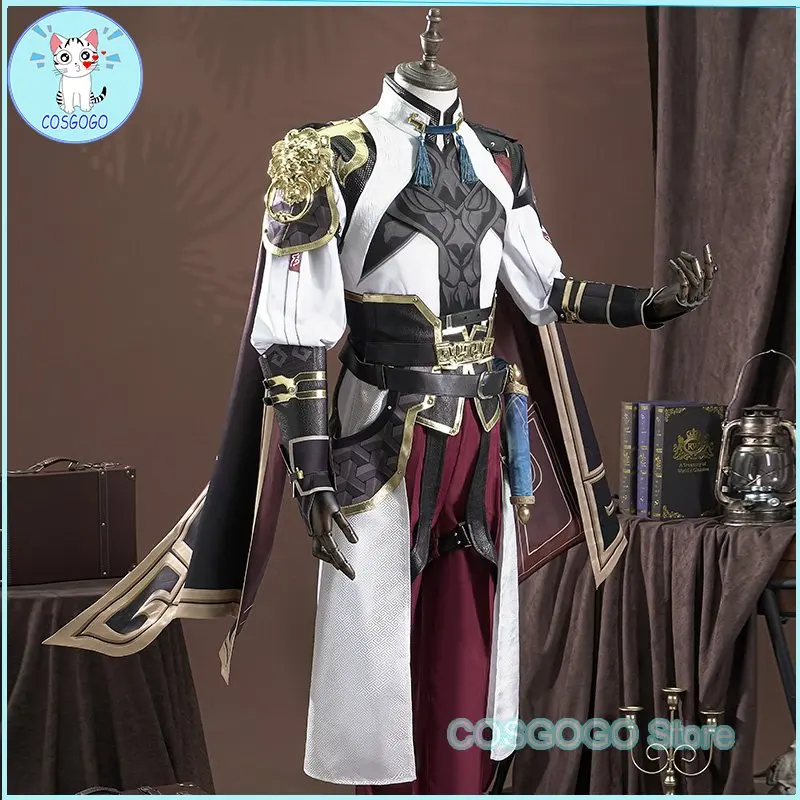 COSGOGO Game Honkai Star Rail Cosplay Jing Yuan Costume Anime Men Halloween Jingyuan Honkai Cosplay Costume Anime