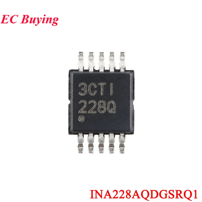 5Pcs/1pc INA226 226 INA226AIDGSR INA228 INA228AIDGSR 228I INA228AQDGSRQ1 228Q Bidirectional Current Power Monitor Chip IC