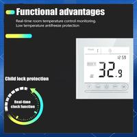 Tuya Smart Intelligent Wifi Thermostat Room Electric/Water/Gas Boiler Floor Heating Temperature Controller 16A A