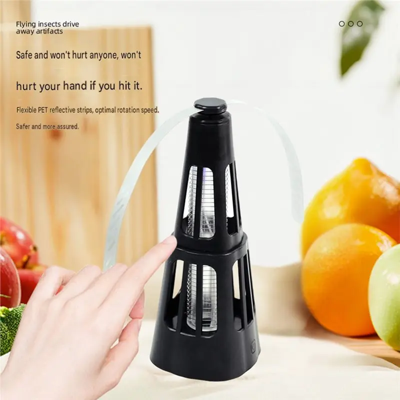 ABAE-2-In-1 Fly Fan & Mosquito Zapper Rechargeable Electric Mosquito Zapper Killing Bugs, Insects & More For Patios, Camping, Ya