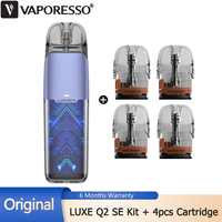 Original Vaporesso LUXE Q2 SE Kit  + 4pcs Extra 3ml LUXE Q Cartridge 0.6ohm or 0.8ohm Mesh Pod E Cigarette Optional