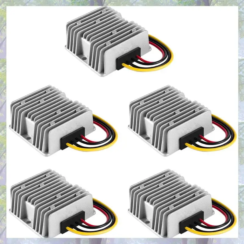 

T82C Лидер продаж-5X DC 12/24 В в DC 48 В 6A 288 Вт преобразователь напряжения регулятор DC/DC повышающий трансформатор водонепроницаемый