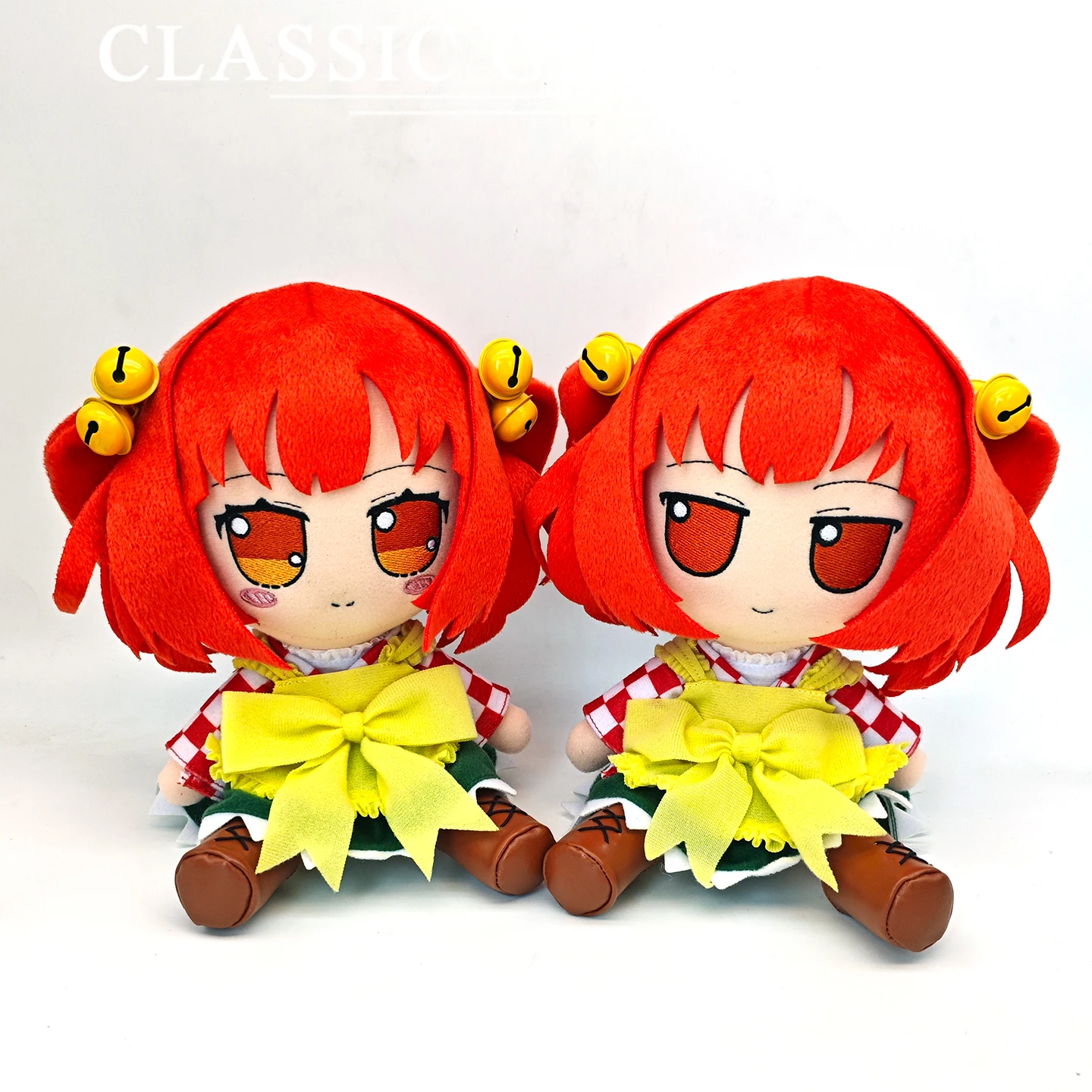 20 cm TouHou Projekt Plüschtiere Niedliche weiche gefüllte Fumo Ragdoll Motoori Kosuzu Kissenpuppen für Kindergeburtstag Weihnachtsgeschenk