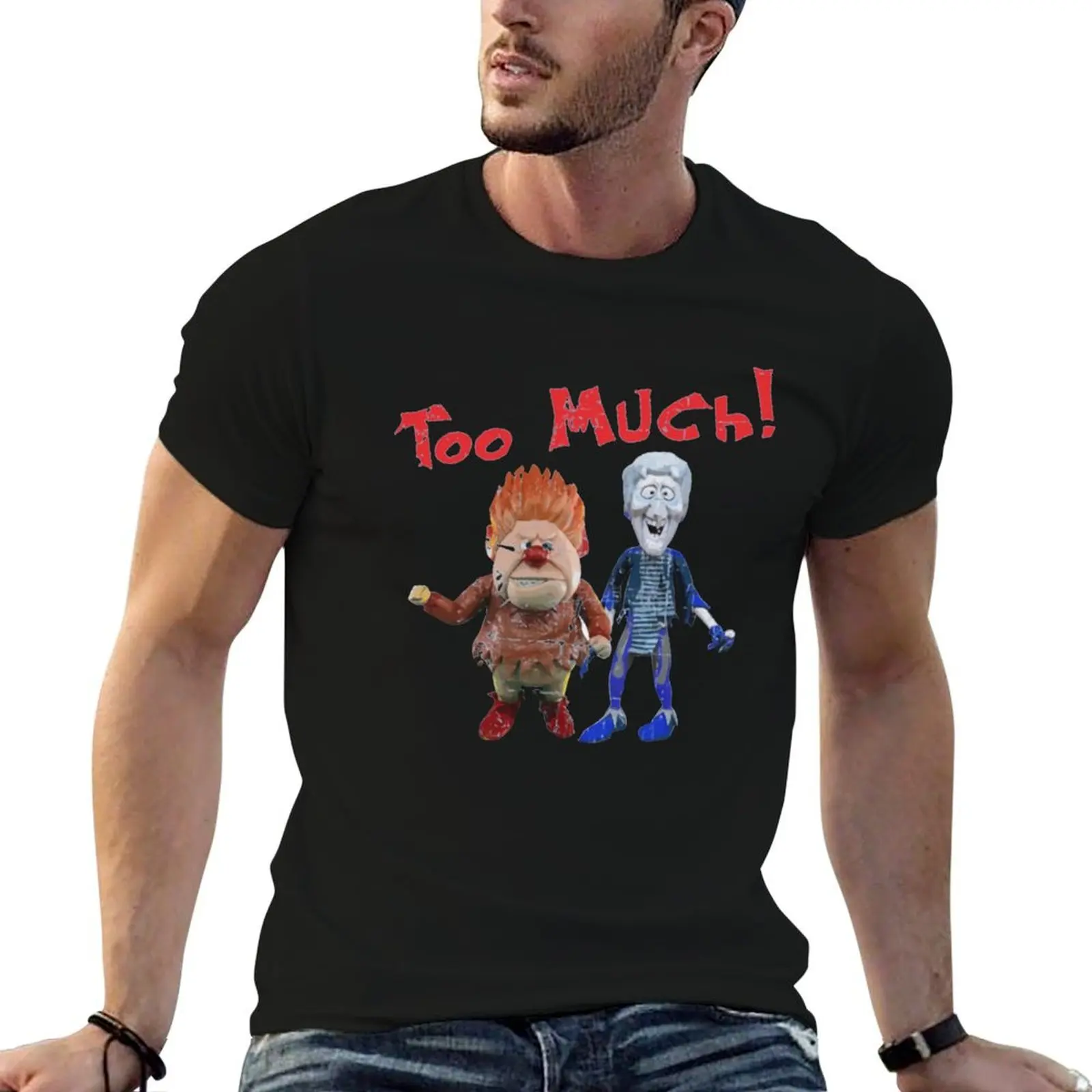 

Heat Miser and Snow Miser from The Year Without a Santa T-Shirt anime tshirt man tshirt T-Shirt