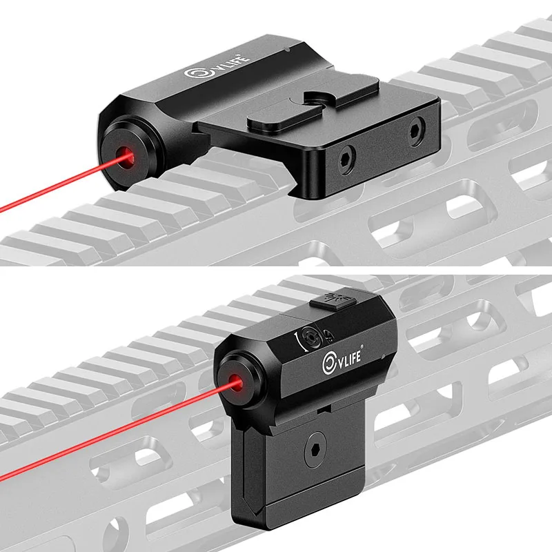 

Red Laser Sight Compatible with M-Lok and Picatinny Rail Mount Low Profile Laser Strobe Mode Magnetic Rechargeable