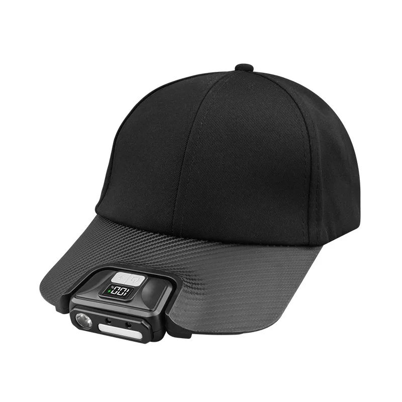 USB Rechargeable LED Light-Emitting Inductive Cap Waterproof Design Hat Headlamp Flashlight for Night Running And Cycling