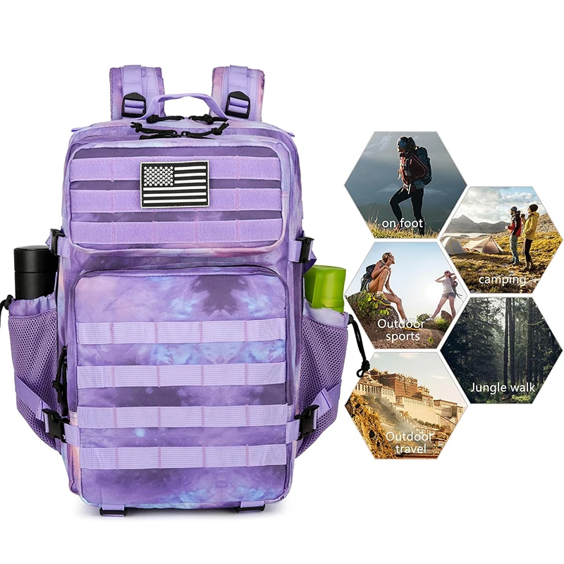 45L 3P Tactical Backpack Bag 3 Days Assault Outdoor Backpack Waterproof Climbing Rucksack Camping Hiking Hunting Mochila Bag