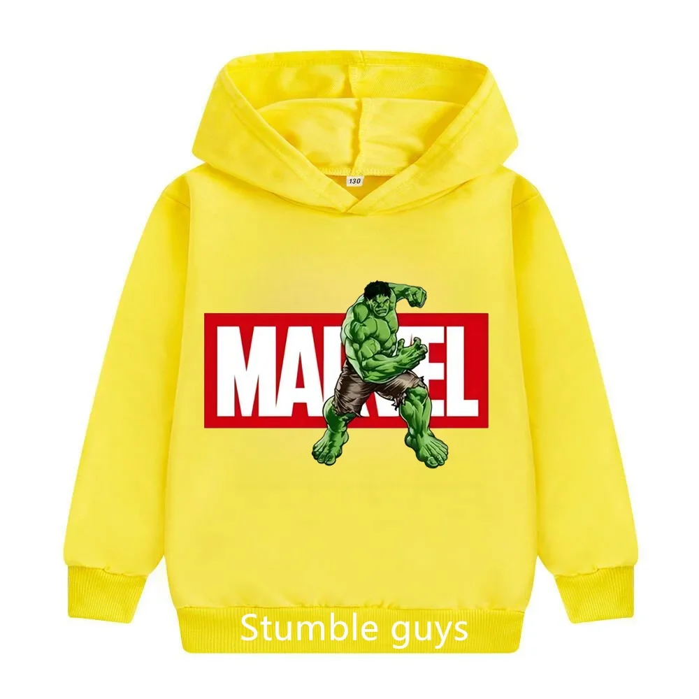 

Hulk Marvel Letter Print Sport Casual Hoodie Boys Girls Fall Sport Hoodie for Kids