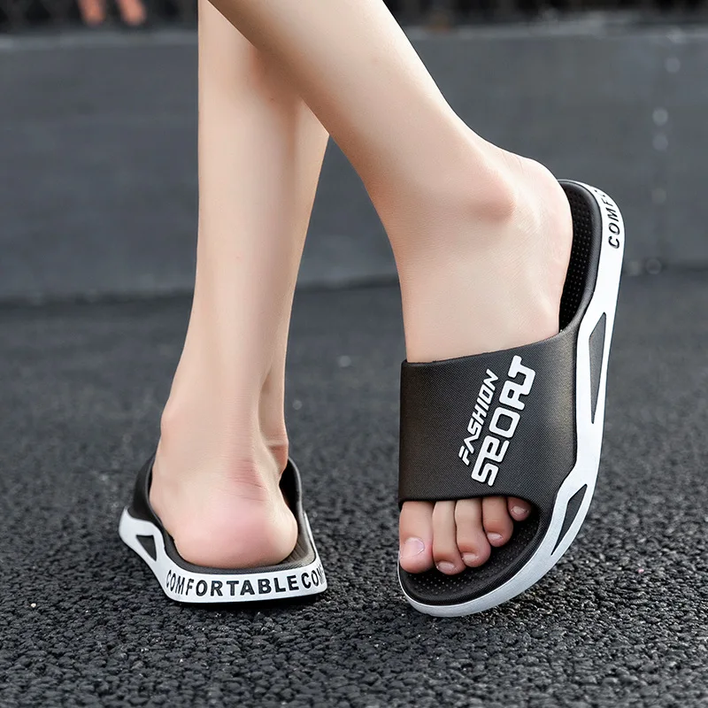 New Big Size 48 49 Men Slides Summer Luxury Sandals Women Outside Flip Flops Casual Beach Breathable Shoes Couples Home Slippers