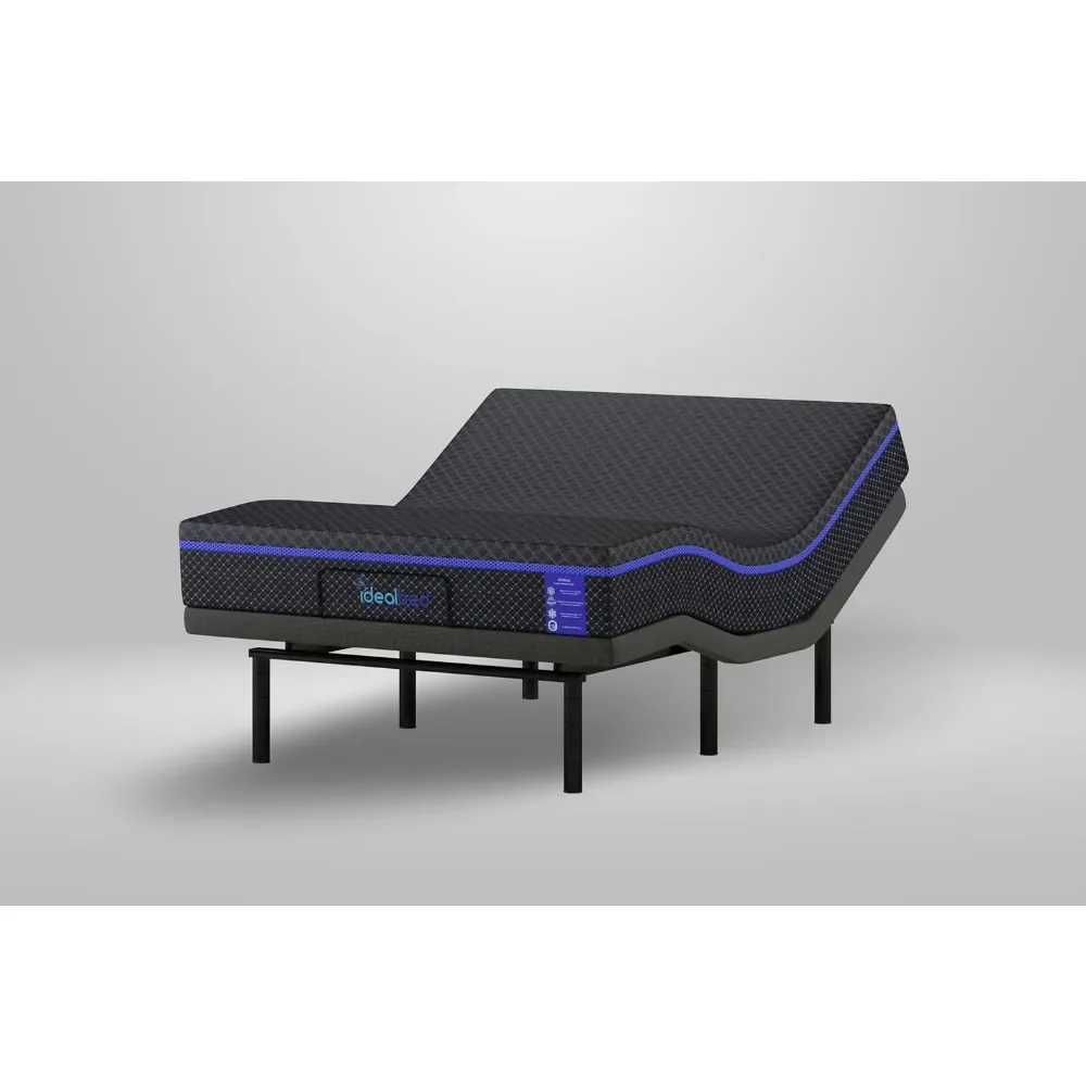 Colchão de espuma viscoelástica de luxo G4 Nova + sistema de sono de cama ajustável personalizado 3i, conforto, resfriamento e suporte, avançado (Firm, Twin XL)