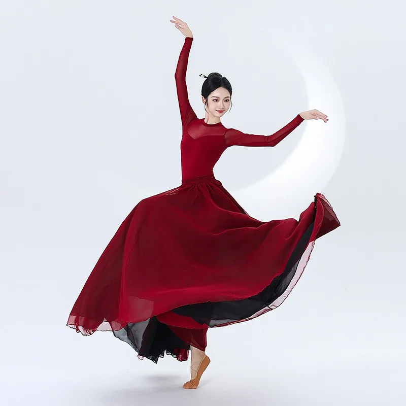 Chinese Ethnic Classical Dance Costume for The 