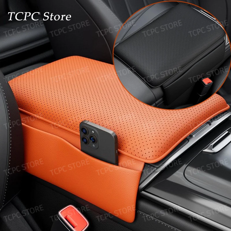 

For GWM Haval H6 2024 2025 Car Armrest Box Booster Cushion Storage Bag Center Console Box Protect Cover Heightening Pad