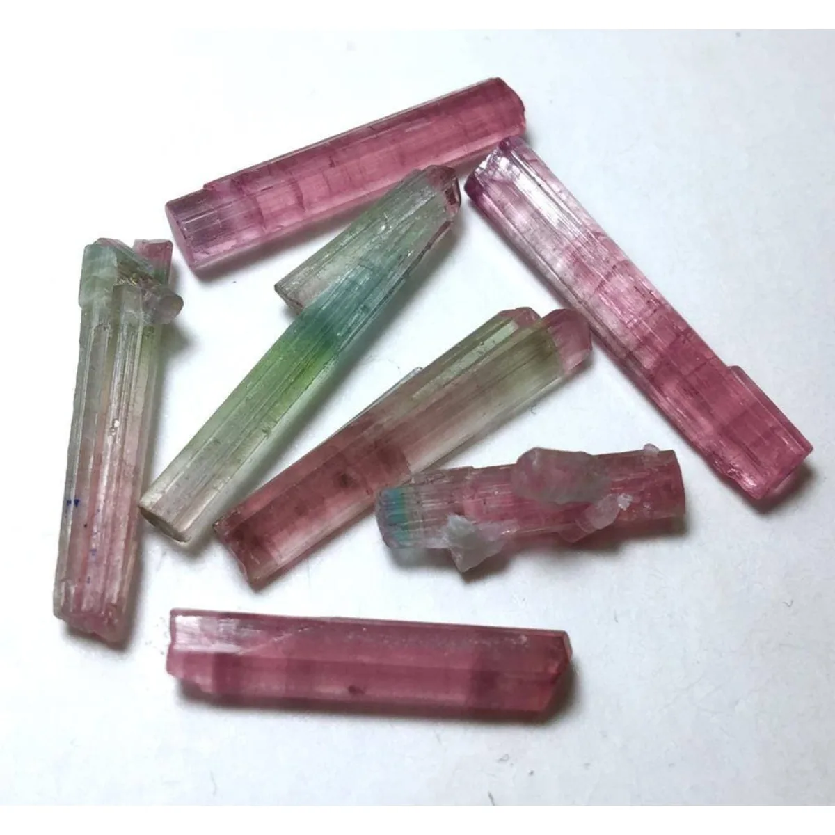 Brazilian Elbaite Mineral Stones, 10g 5-15mm Rainbow Mix, Specimen Box for Home Decor & Rock Collection Display