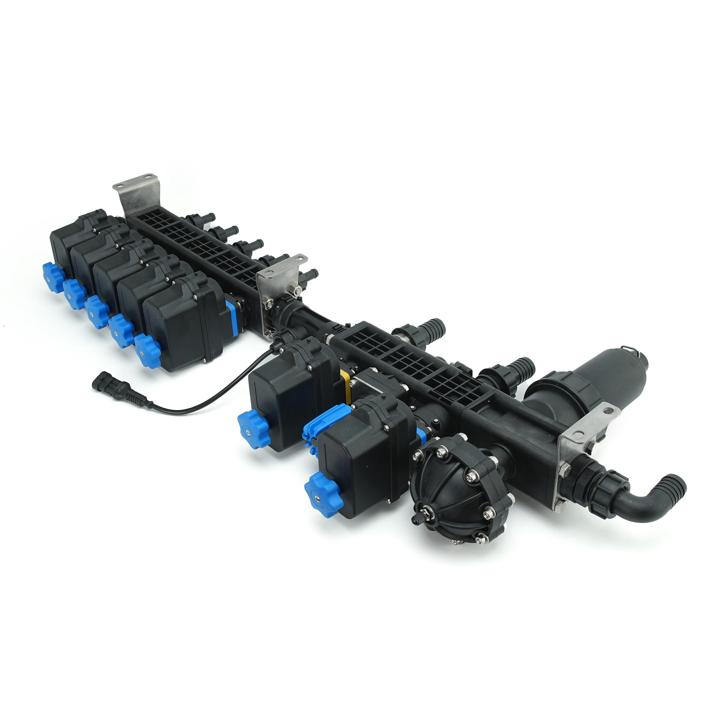 5 Way Water Splitter Lead Electric Spray Control Kits Agricultural Sprayer Control Shut off Valve for Garden Usage Garden Tools