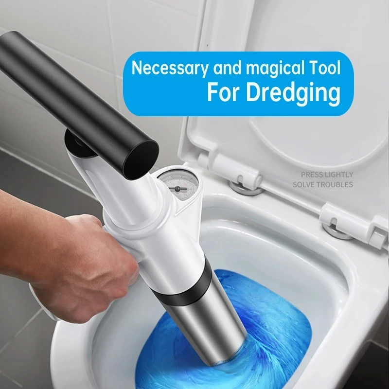 Toilet plunger High pressure drain plunger Unclogging clog remover Drain pipe Bathroom Shower Sink Bath