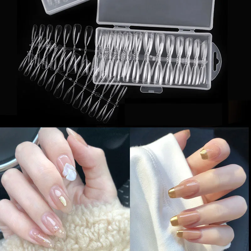 YIKOOLIN 240 pz/BOX Press On Nails Art Nail Capsule Extension Gel per unghie X Tips accessori strumenti professionali per Manicure Matarial