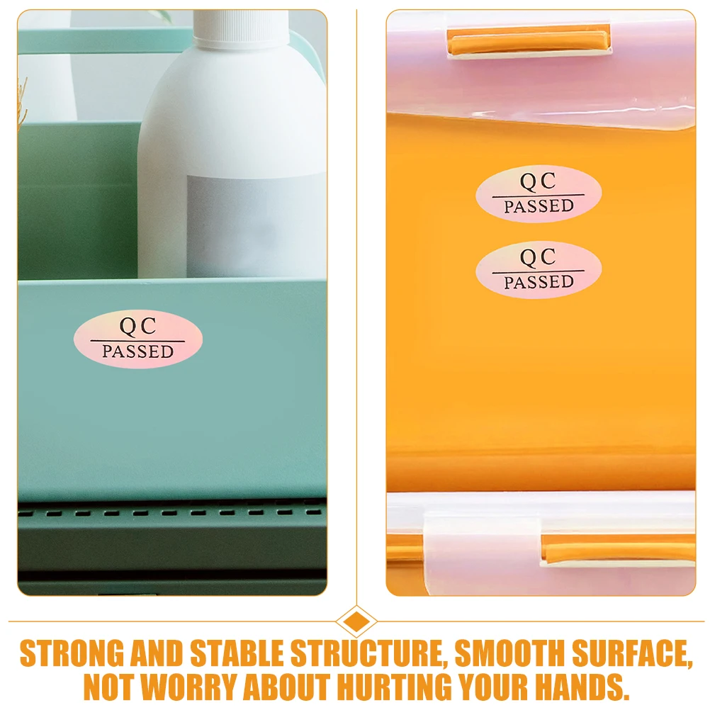 

800 Pcs Waterproof Label Decals Storage Stickers Freezer Labels Reusable Passed Inspection Oval
