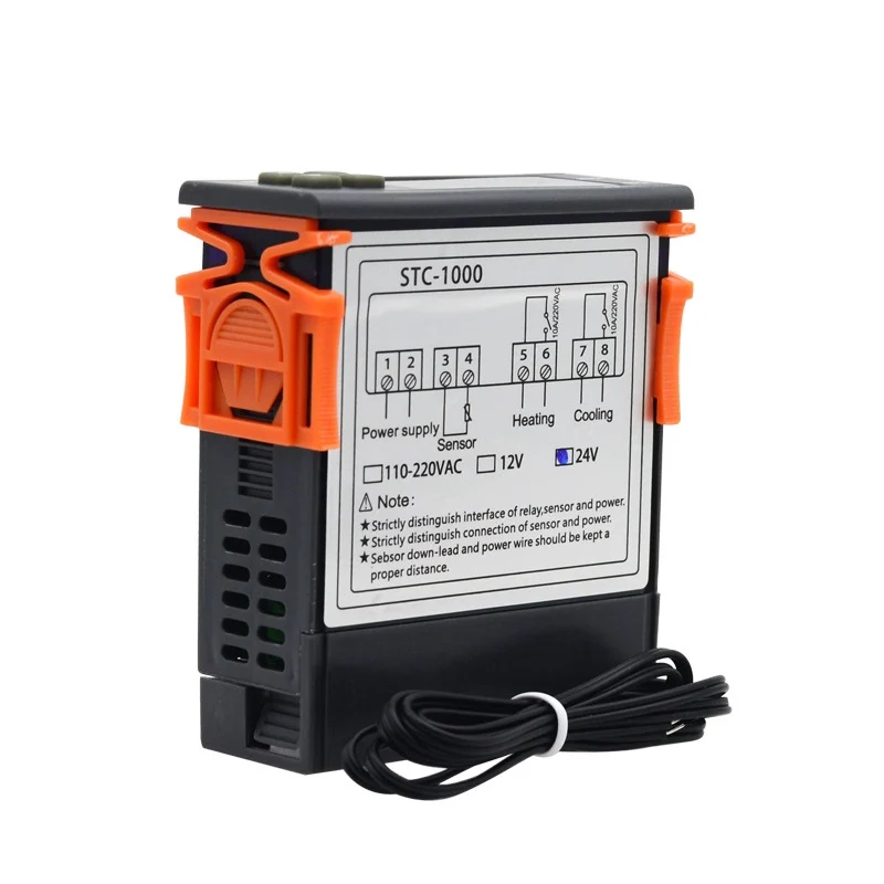 Imagem -04 - Stc 1000 Led Termostato Digital para Incubadora Controlador de Temperatura Termostato Relé Aquecimento Refrigeração 12v 24v 110v 220v