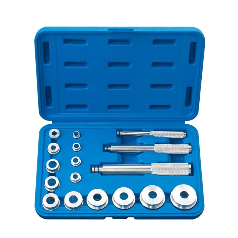 

A33K-17PCS Bearing Race And Seal Install Driver Set Aluminium Alloy Wheel Bearing Race & Seal Driver Set Removal Tool