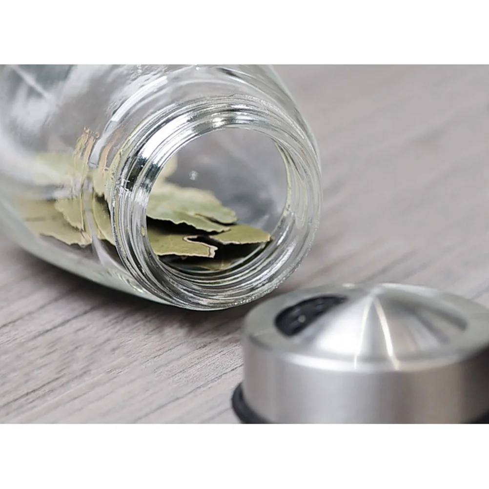 

Бессвинцовая стеклянная коробка для приправ, вращающаяся конструкция, набор бутылок для специй, бытовые кухонные принадлежности для хранения, удобный уход, аккуратный