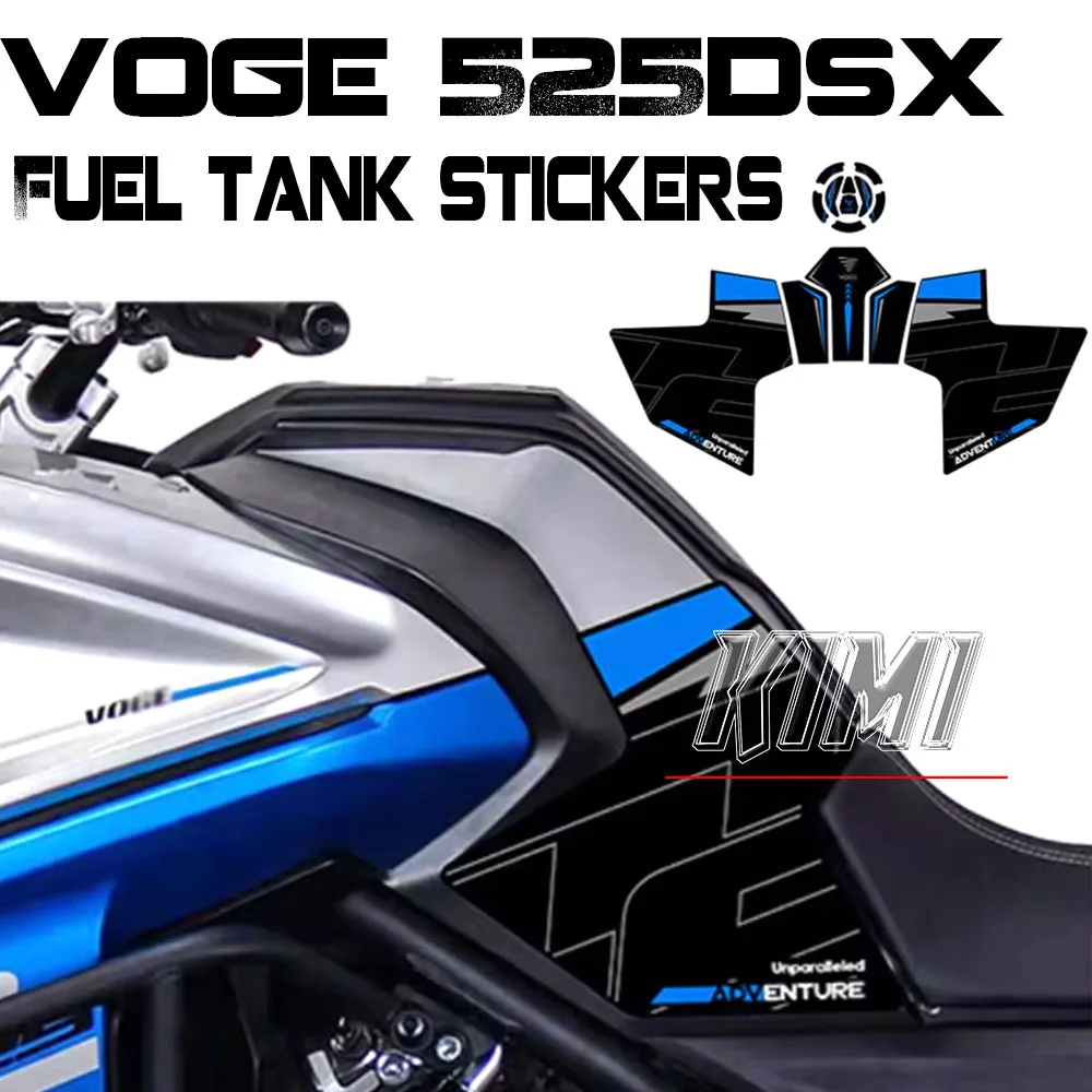 

VOGE DS525X DS 525X 525DSX 525 DSX 2023 Motorcycle Side Decal Gas Knee Grip Protector Anti Slip Sticker VOGE Fuel Tank Sticker