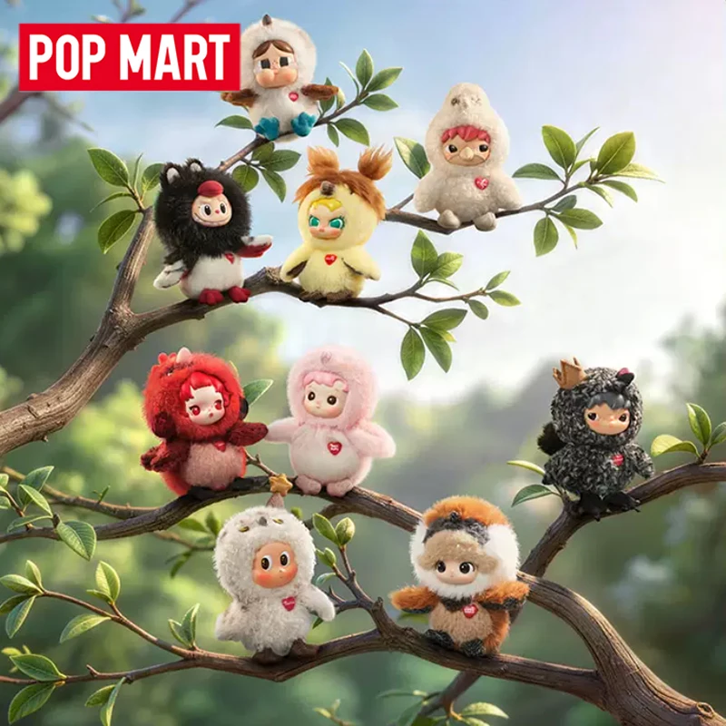 

POP MART Dear Birds Series Vinyl Plush Pendant Mystery Box Genuine Blind Box Guess Toys Bag Ornament Figurines Home Decor