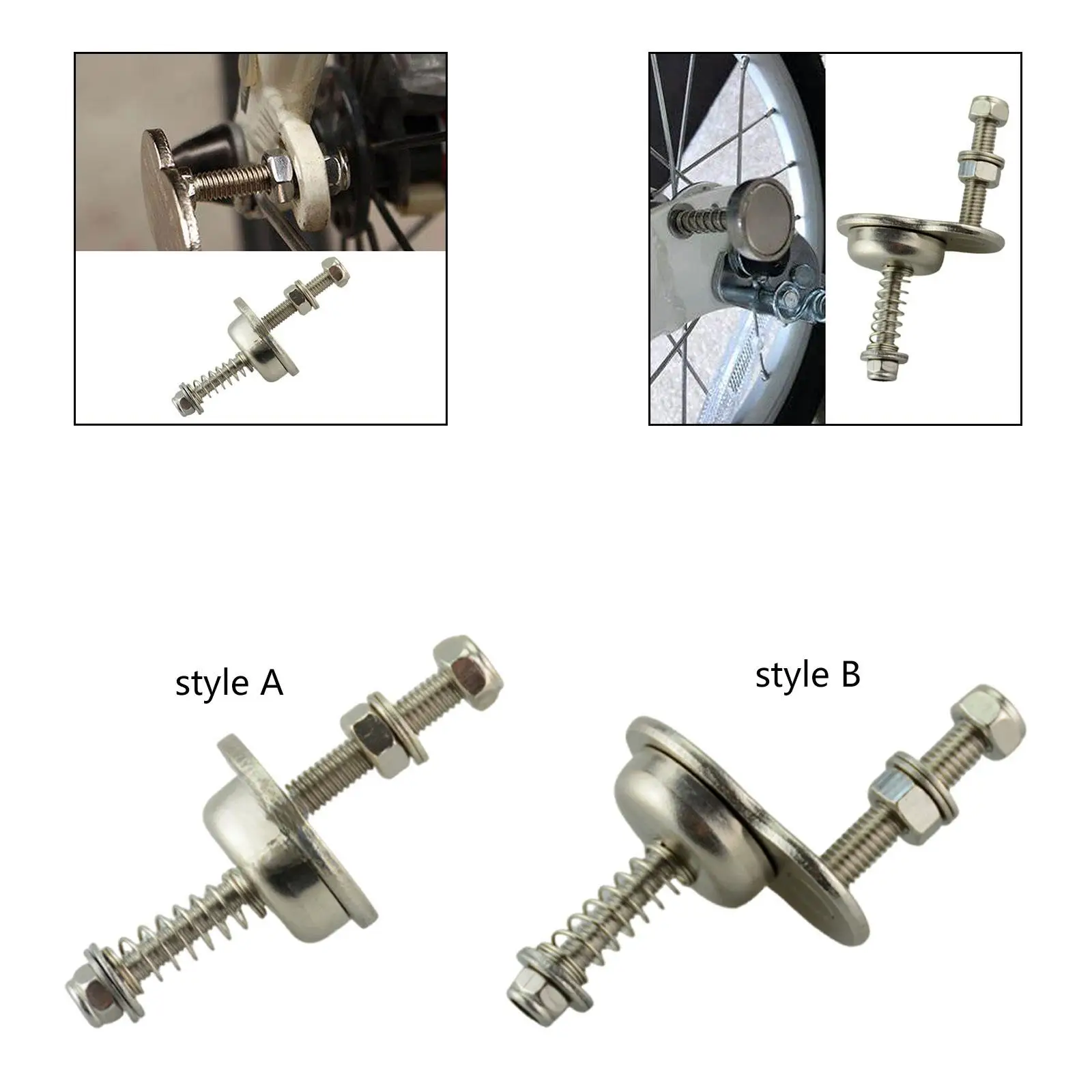 Anti Slip Magnetic Buckle for Folding Bike Iron Fastener Holder Cycling Frame Lock for Bike Repair