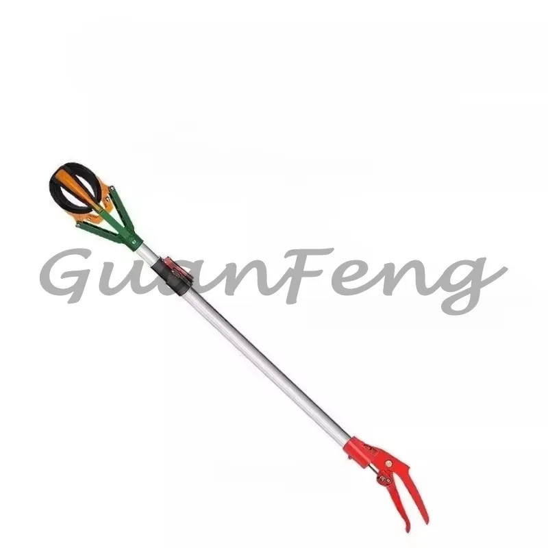3-Jaw High Tree Fruit Catcher, High Altitude Fruit Picker with Extension Rod for Fruit Harvest