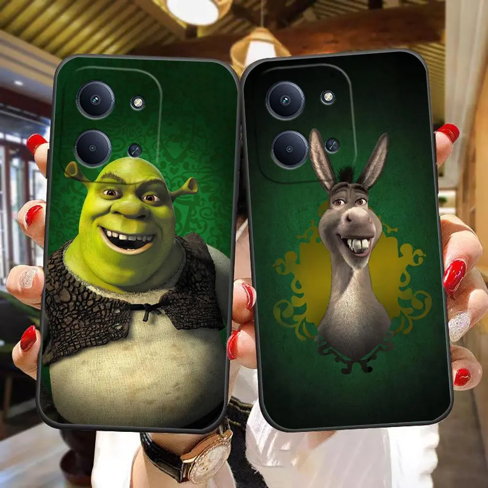 Funny Monster S-Shrek Cover Phone Case For Redmi A1 A2 A3 A5 A7 15 15C 14C 13C 13 12C 12 10 10C 9T 9C 9A 9 8 K60 K40 K30 Shell
