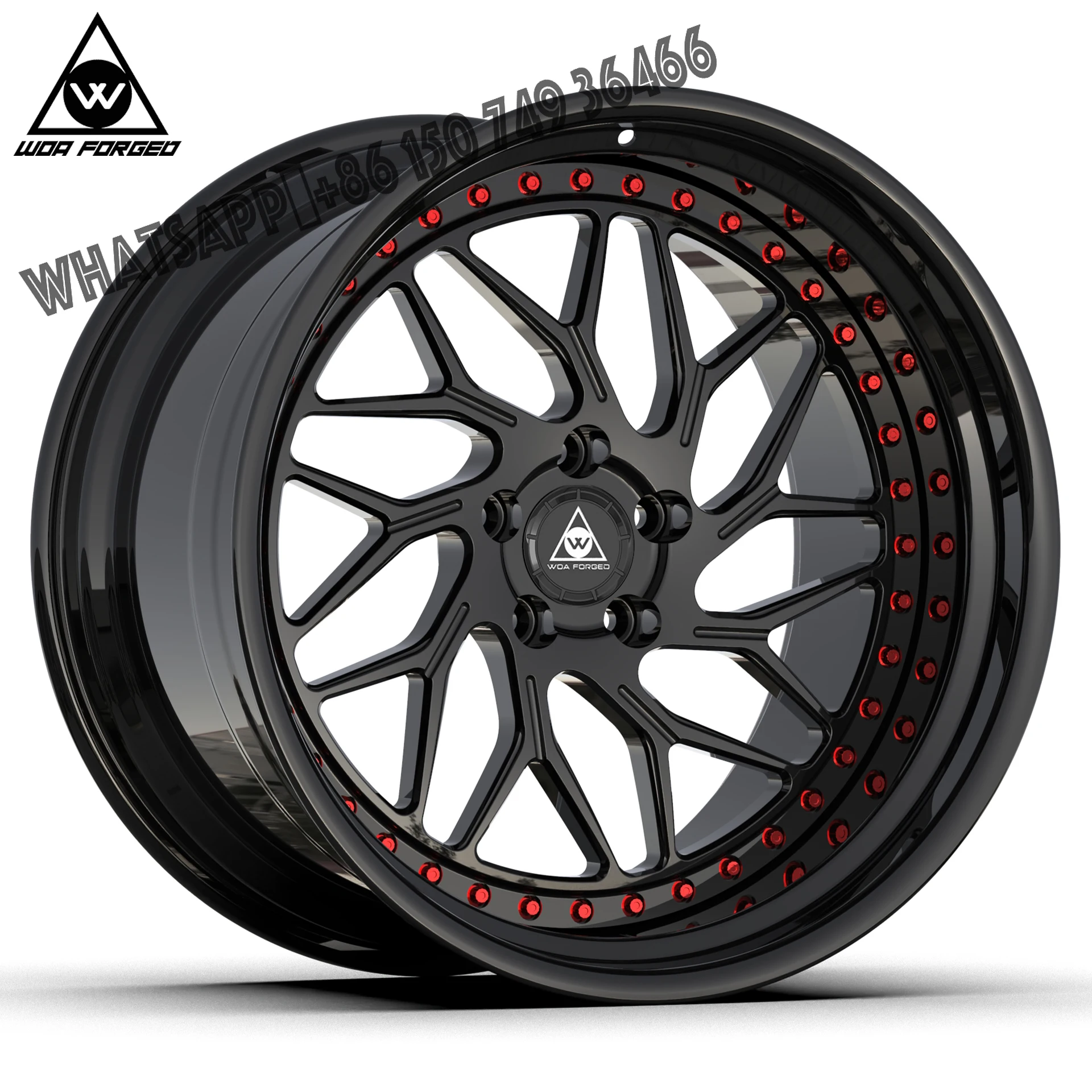 

2-piece 20 21 22 23 Inches Carbon Fibre Wheels Rim Forged Wheels for SF90 911 R8 A4 X5