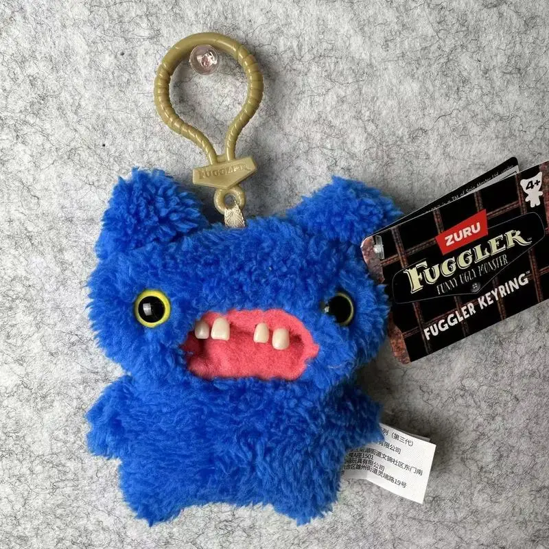 Miniso Fuggler divertido monstruo feo muñeco de peluche colgante bebé Fugg lindo muñeco de peluche juguete Kawaii mochila colgante llavero regalos personalizados