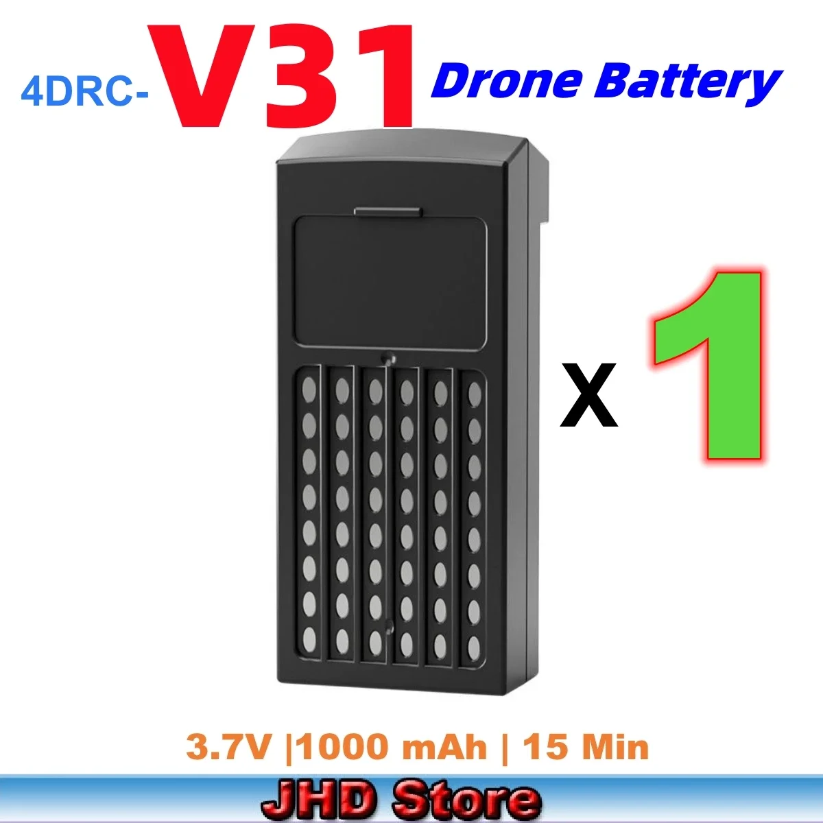 JHD 4DRC V31 Drone Battery Rechargeable Lipo Battery For V31 RC Glider Original Foam Plane V31 Battery With Charge Cub Wholesale