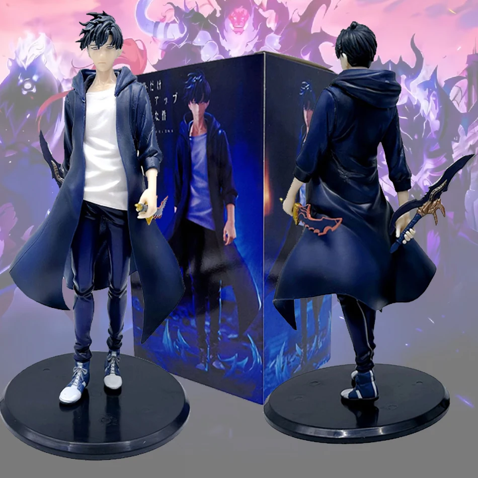 Venta caliente Solo nivelación sombra rey Sung Jinwoo Cheng Xiaoyu modelo de mano adorno de escritorio figura de acción colección de Anime regalo