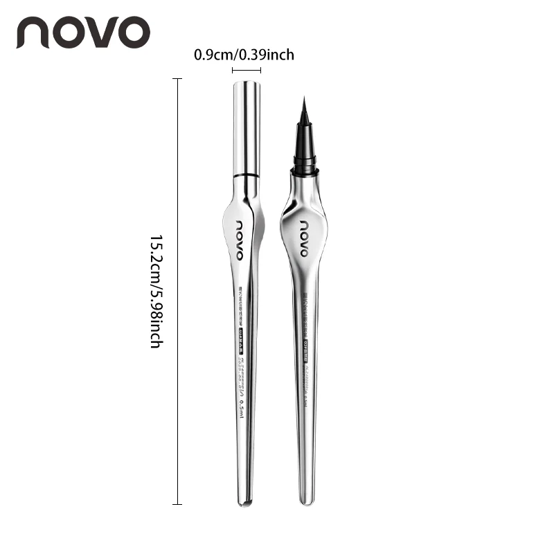 ウォータープルーフマットリキッドアイライナーペン - 極細、速乾、にじみにくい、大胆なアイメイクのための滑らかなフォーミュラ