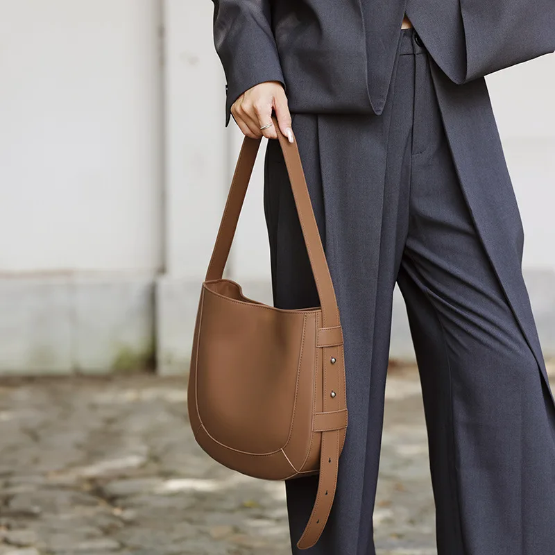 Sac à main en cuir de vachette véritable pour femmes, sac à fouet haut, sac fourre-tout, grande capacité, mode pour femmes