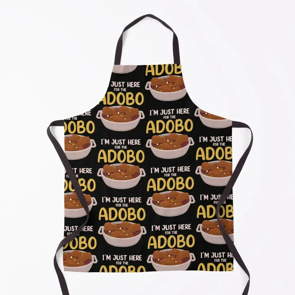 Funny Filipino Food Lover I’m Just Here For The Adobo design Apron Children'S Apron