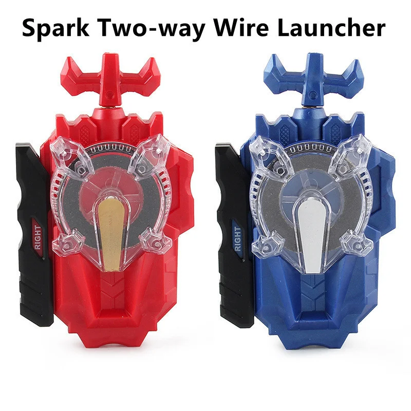 Takara Tomy Custom Two-way Blast Launchers Right and Left Gyroscope, Traction Rod, Swivel Cable, Top Accessories, Children's Toy