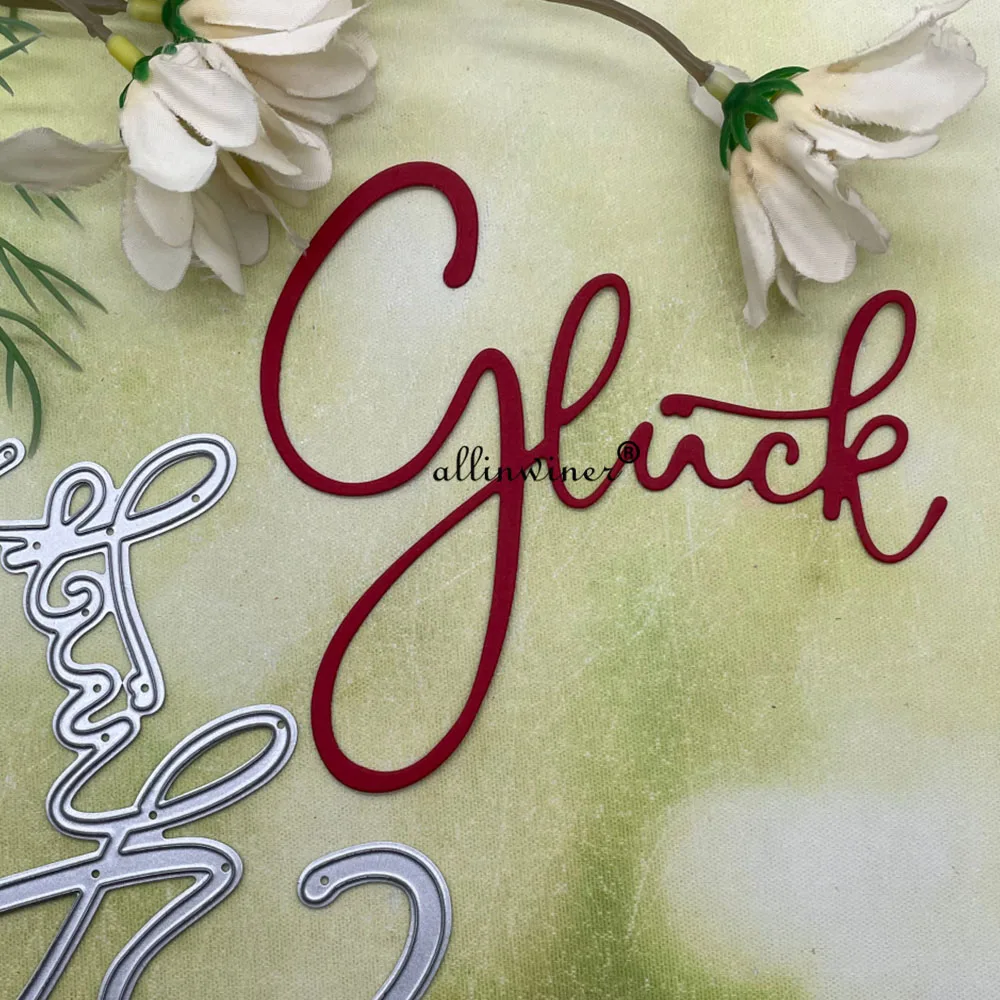 

Letter Metal Cutting Dies Stencils Die Cut for DIY Scrapbooking Album Paper Card Embossing