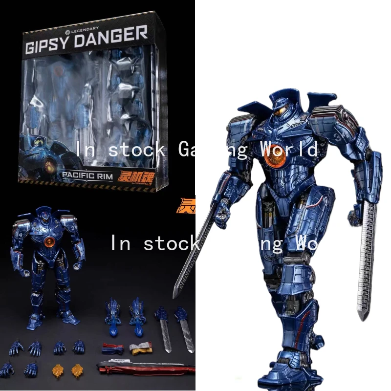 In Stock Lingjihun Pacific Rim Gypsy Danger Mecha Movable Luminous Doll Toy Collectible Gift view 4