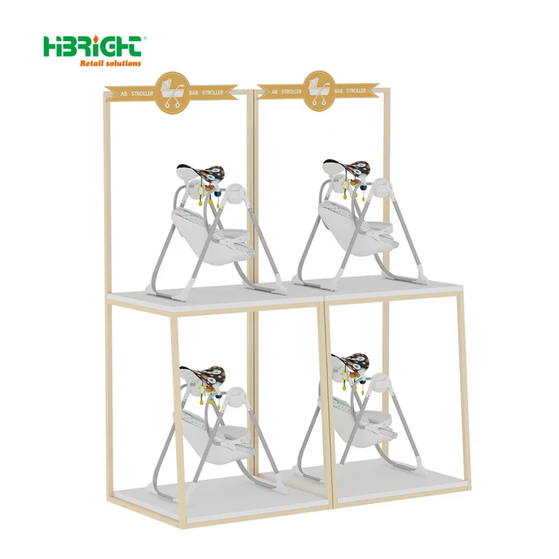 custom.Innovative Double-Sided Supermarket Rack Store Heavy Duty Iron Gondola and Slatwall Displays