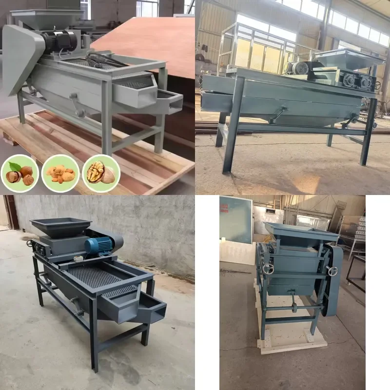 Hot Selling Nut Sheller Separate Almond Hazelnut Palm Fruit Peeler Machine