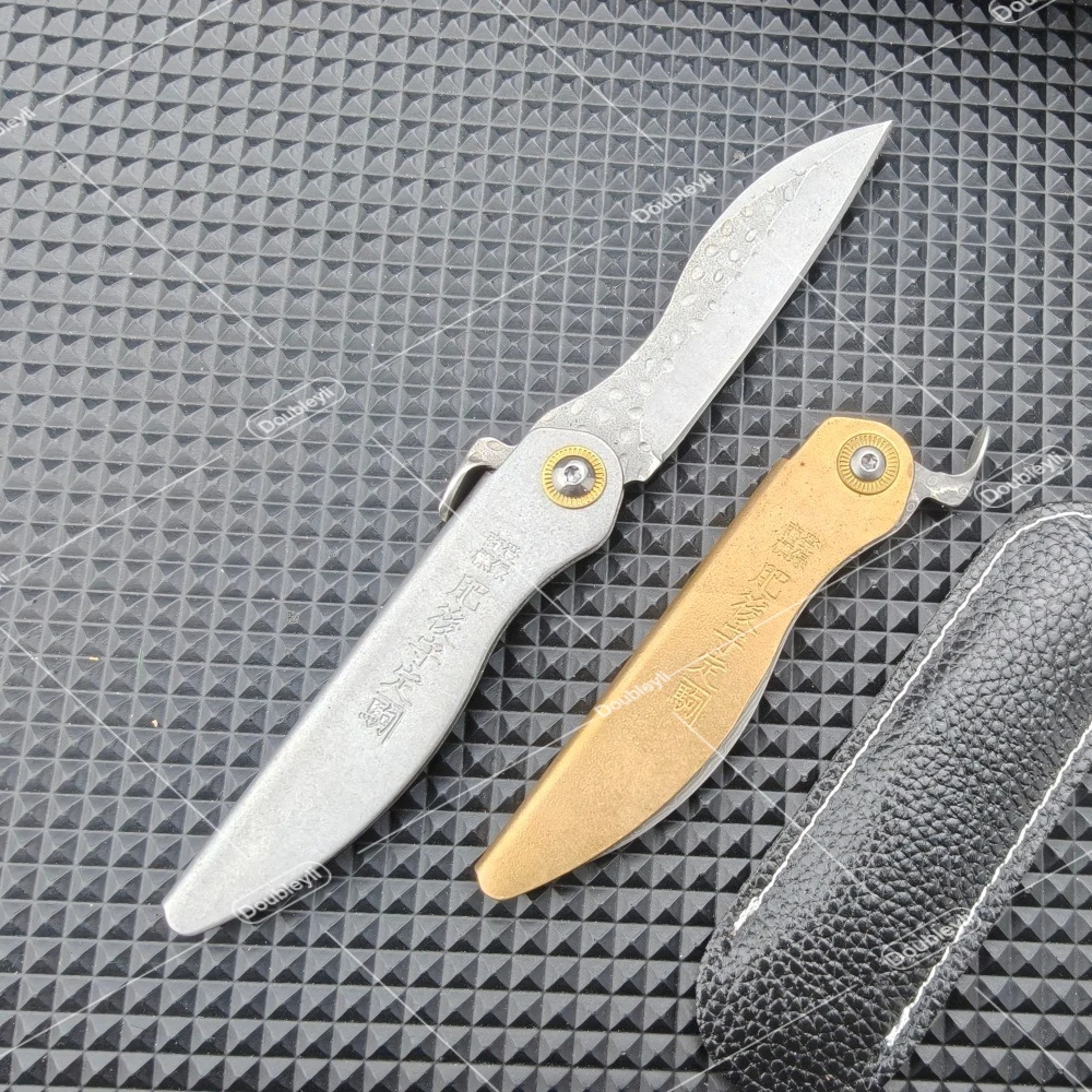 Higonokami Ostrich Folding Knives Outdoor Knives Every Day Carry Fishing Travel Hiking Wilderness Rock Climbing Tools with Clip