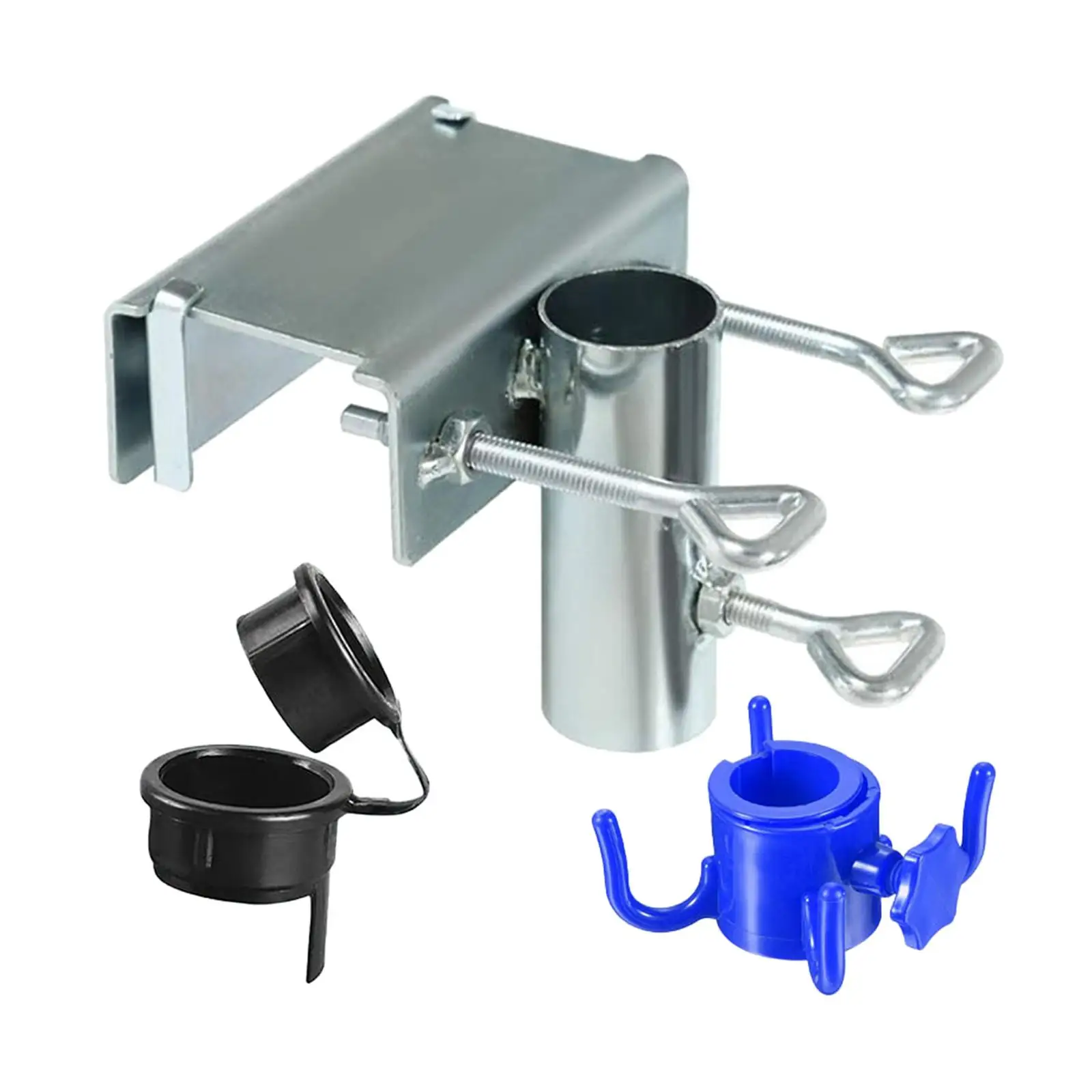 

Outdoor Umbrella Holder Umbrella Stand Metal Patio Umbrella Clamp Parasol Holder for Tailgates Bleachers Fence Railings