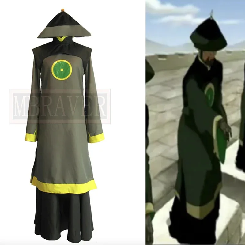 

Ba Sing Se Police Fforce Dai Li Cosplay Costume Uniform Christmas Halloween Custom-made Any Size