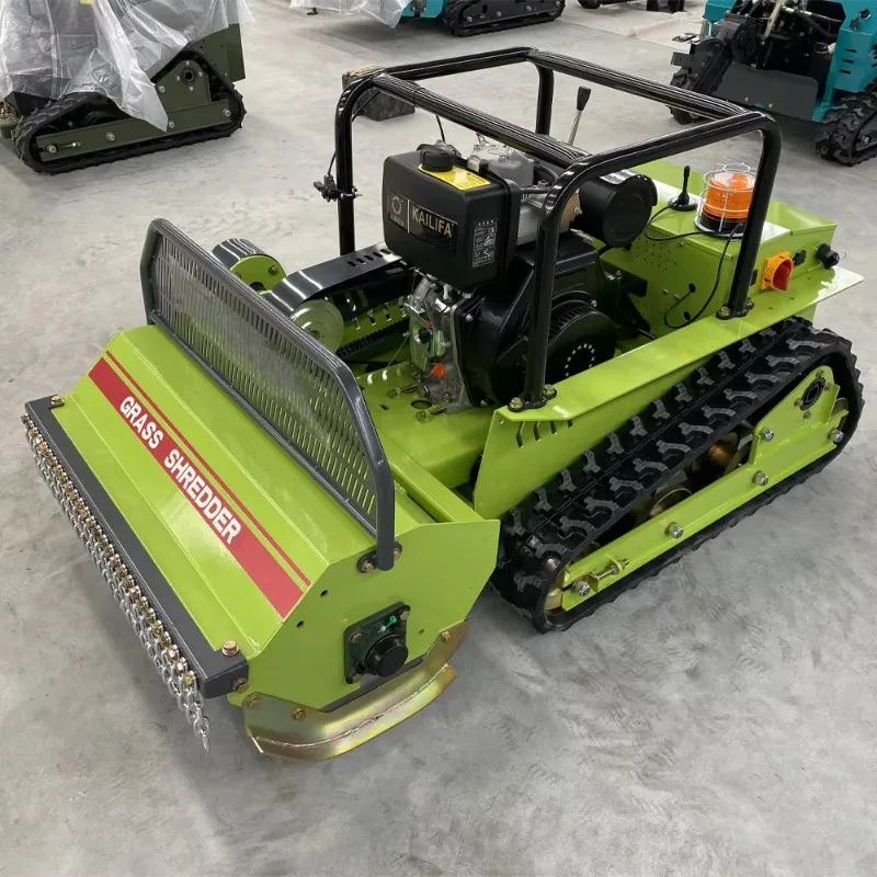 LNO-F800A Diesel Powered 4-Stroke Heavy Duty Self Propelled Industrial Lawn Mower High Speed Operation Adjustable DIY Lawn Mower