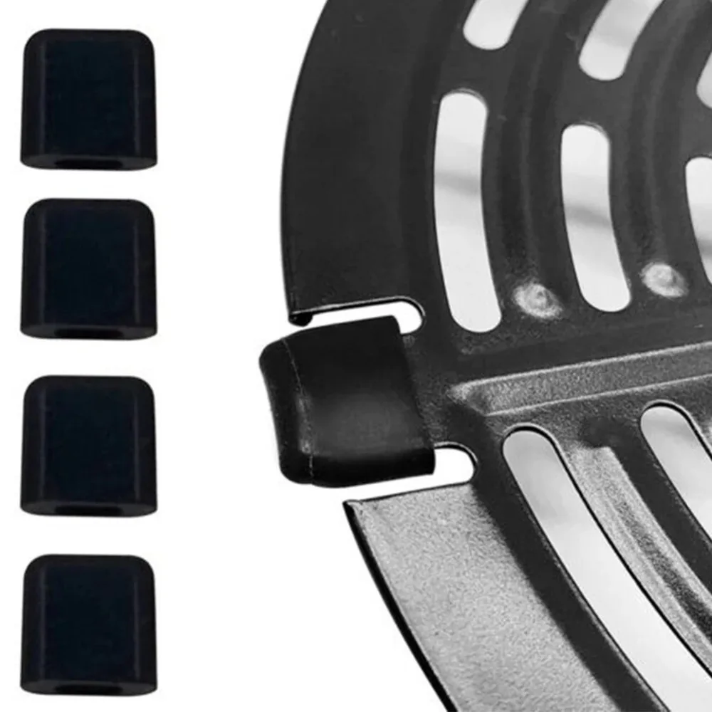 10Pcs Air Fryer Rubber Bumpers Black Air Fryer Tray Rubber Replace Parts Scratch Protection Cover Kitchen Cooking Accessories