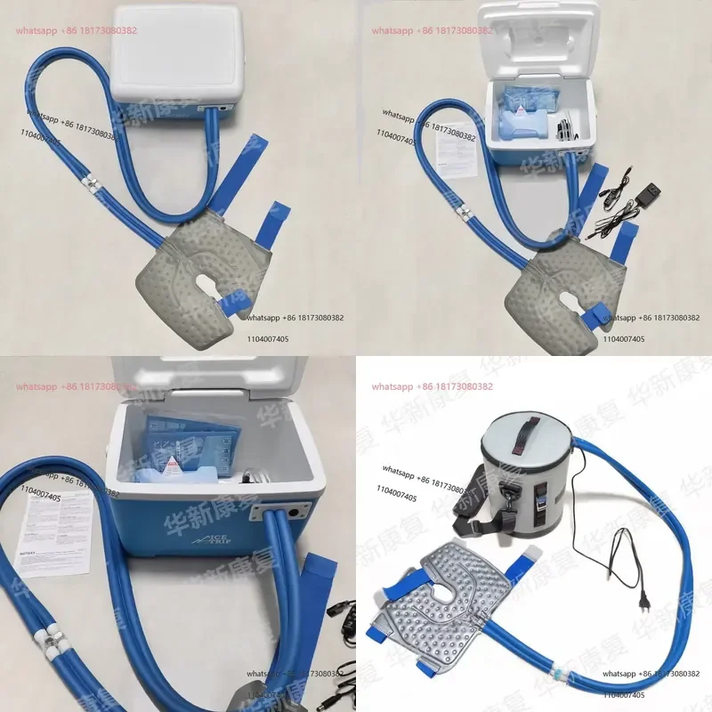 Cold compress machine, cold compress pad, cold therapy machine, water circulation massage, exercise, injury, ice bucket
